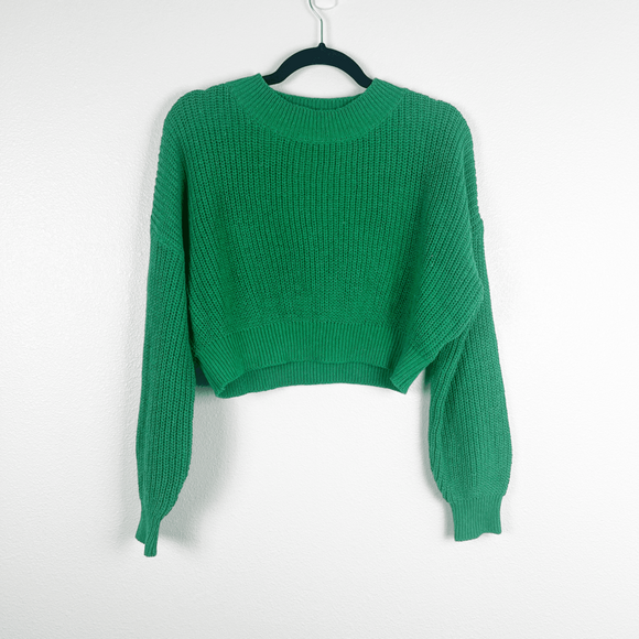 Lili Sidonio Women's Knit Sweater Green Sz S‎ - Picture 1 of 6